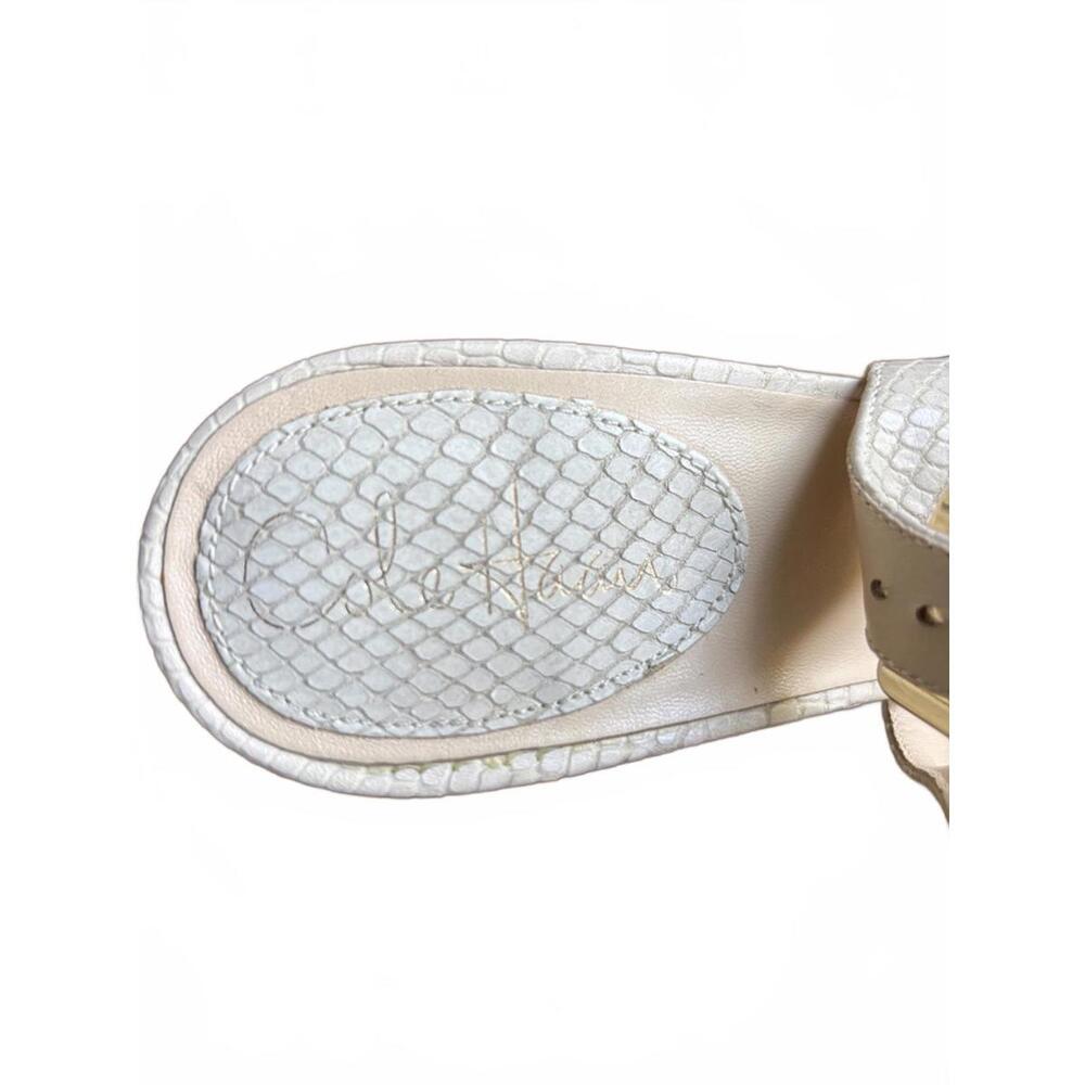 👠Cole Haan Air Snakeskin‎ Embossed Leather Slingback Heels – Size 9.5B - Picture 4 of 8